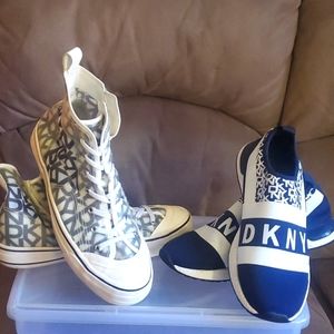 COPY - Dkny sneakers slightly used..white pair a little bit more worn